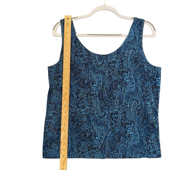 ONYX Nite Twin Set Sapphire Teal Blue Glitter Cardigan Formal Bridal Women's XL - Picture 7 of 12